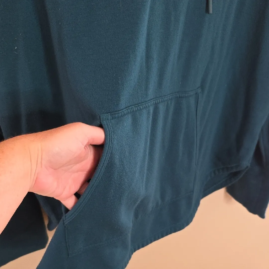 DSG Pullover Fleece Hoodie Teal Green Large - Image 4