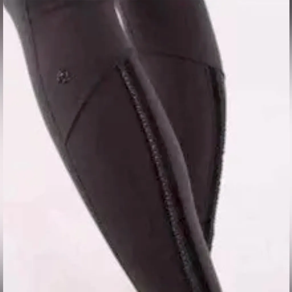 Lululemon Wunder Under Pant Special Edition Ruffle Black/Black Velvet (RARE) - Image 15