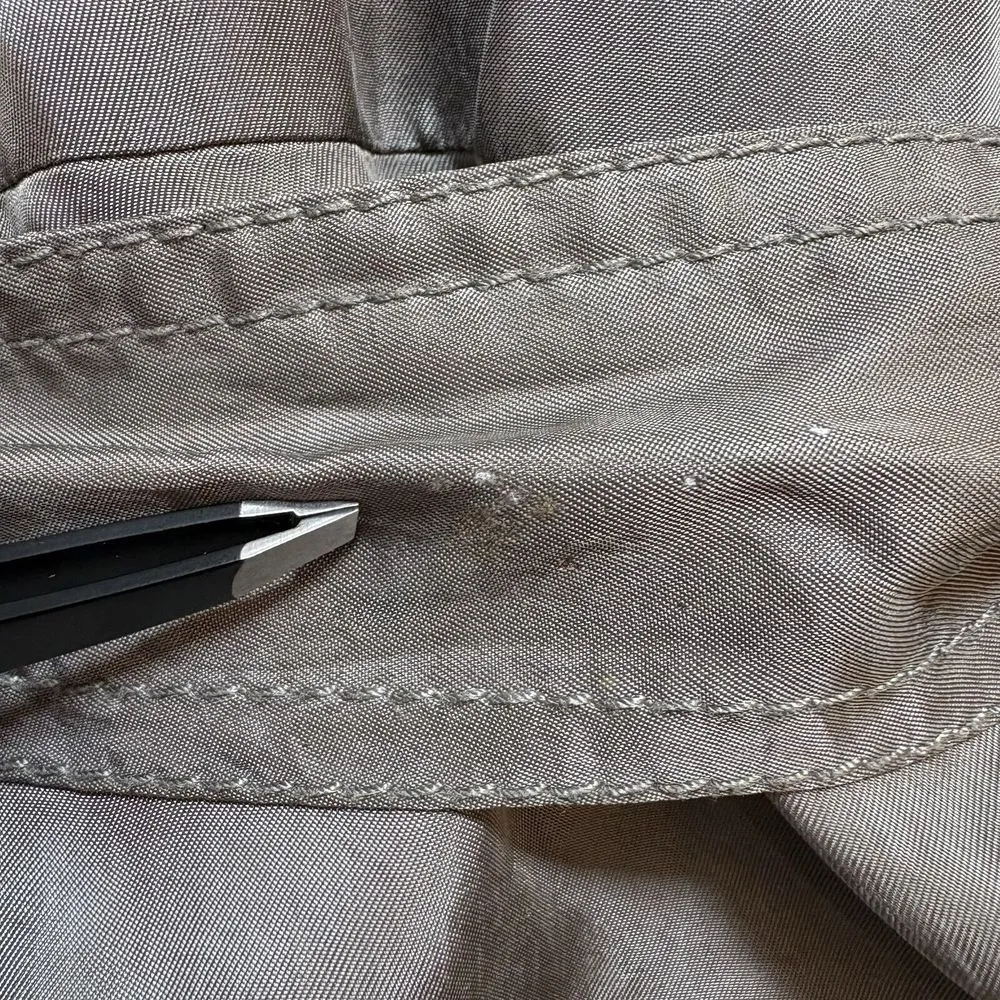 Club Monaco Tan Double Breasted Trench‎ Coat Jacket Small Belted - Image 8