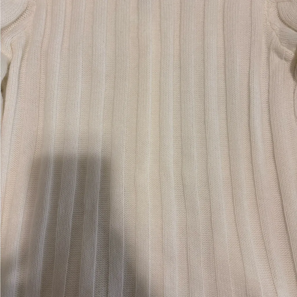 Chic White Cable Knit Cardigan - Image 5