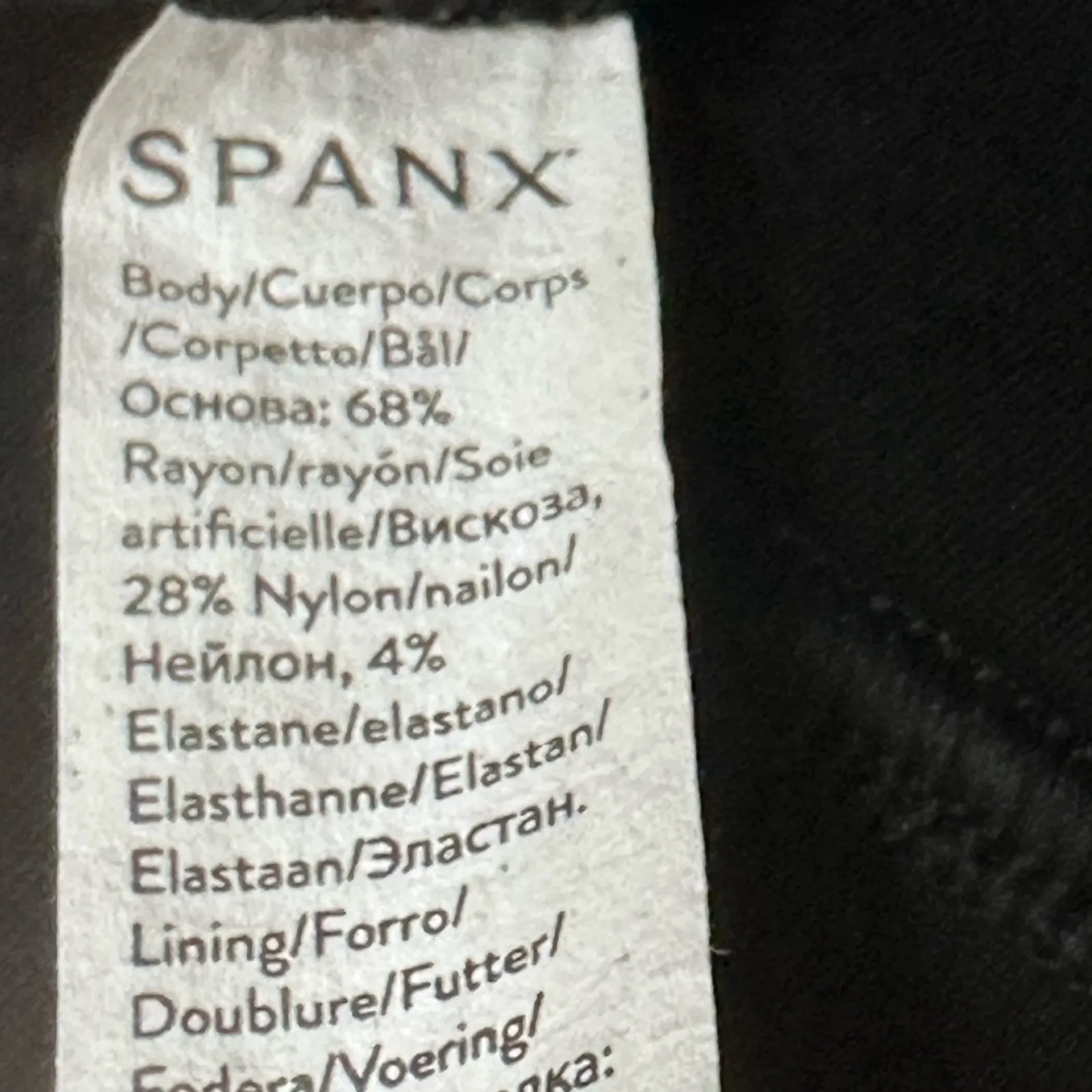 Spanx Crepe Pleated Trouser Pants Wide Leg Black Plus Size 3X Pull On‎ Pockets - Image 6