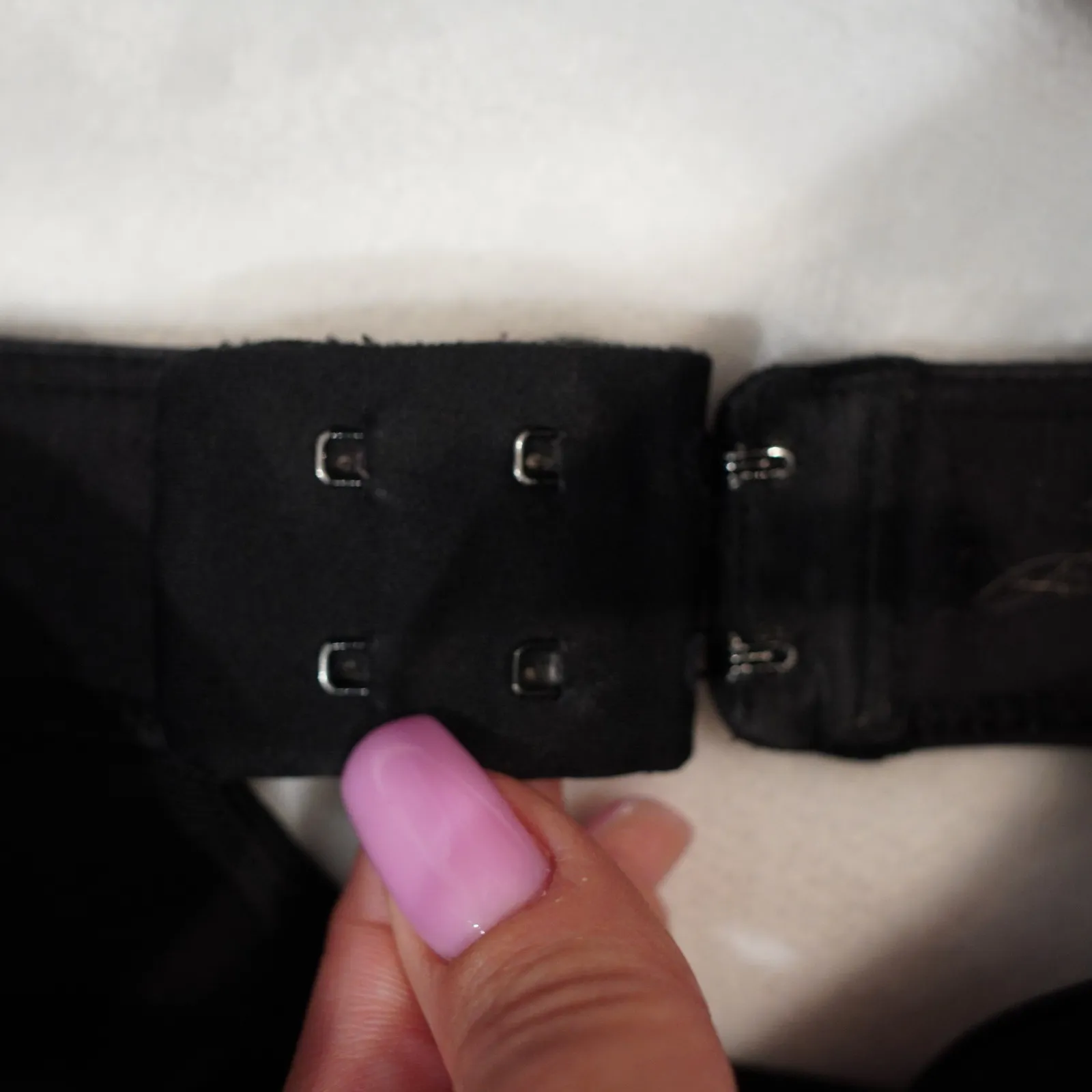 Patagonia Active Compression Racerback Sports Bra Gray Black‎ Size L - Image 5