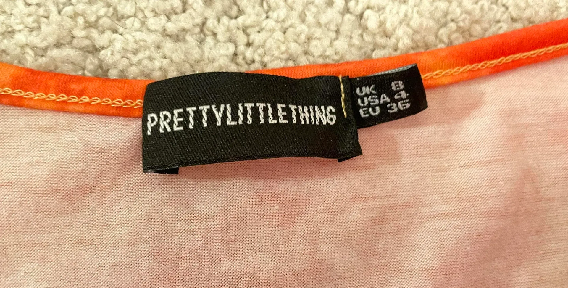 PLT Cropped Orange Top - Image 4