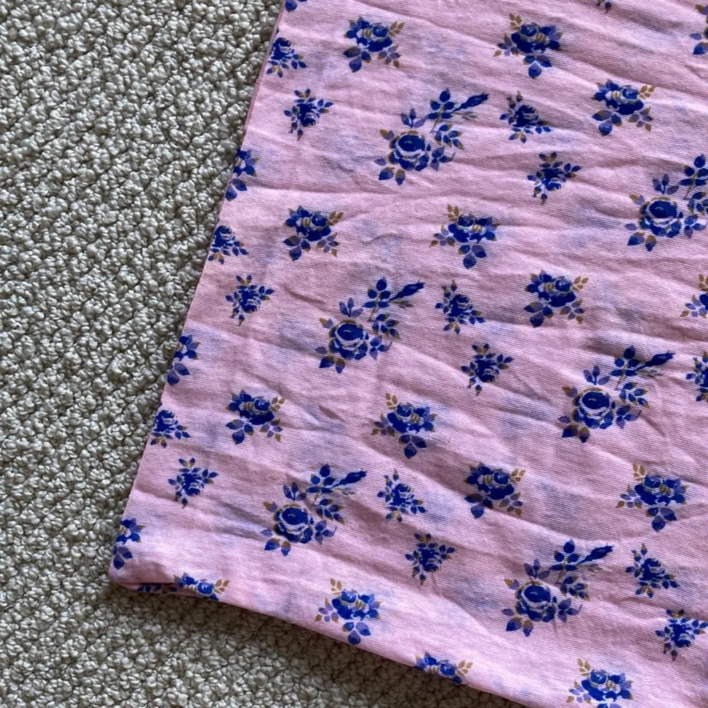 NEW  Boho Bandeau Full Length Pink Flower Pattern One Size NWOT - Image 5