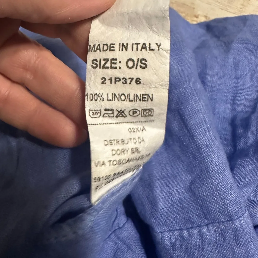 Puro Lino 100% Linen Pants O/S (US 6 - Image 5