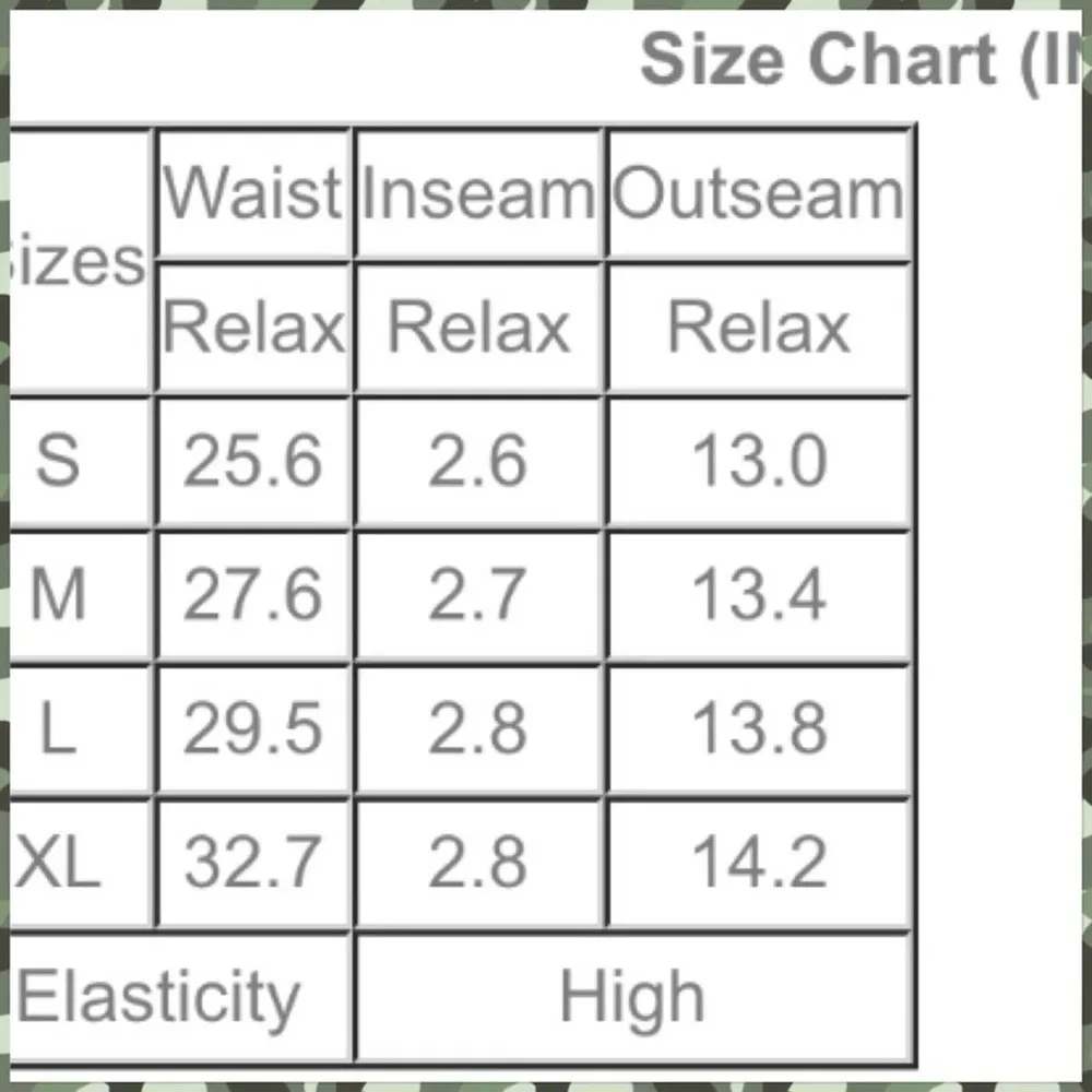 Women's Camouflage Drawstring Shorts Size M - Image 10