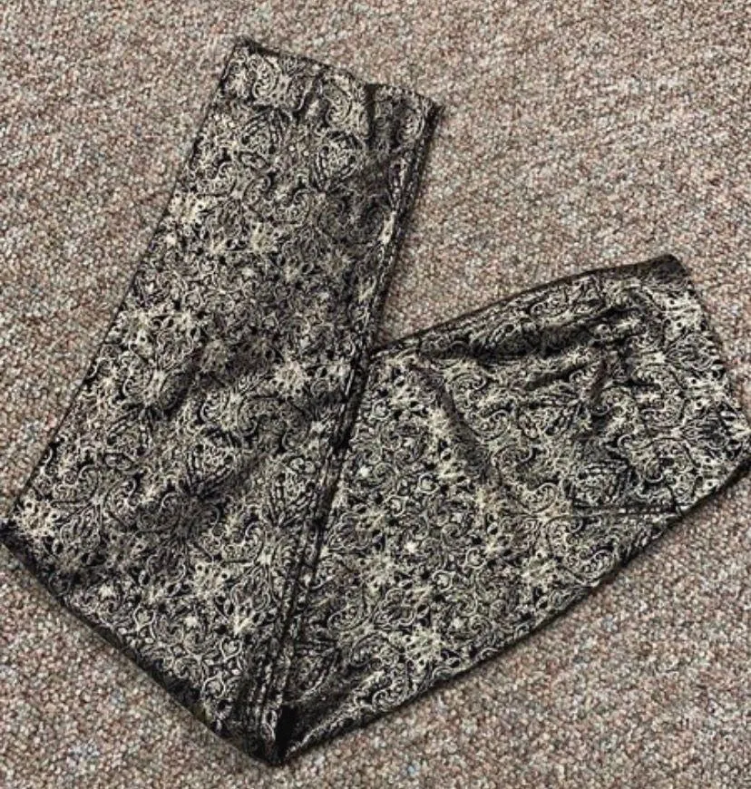 D. F.A. New York golf/ Blk rayon/ spandex pants size 8 - Image 2