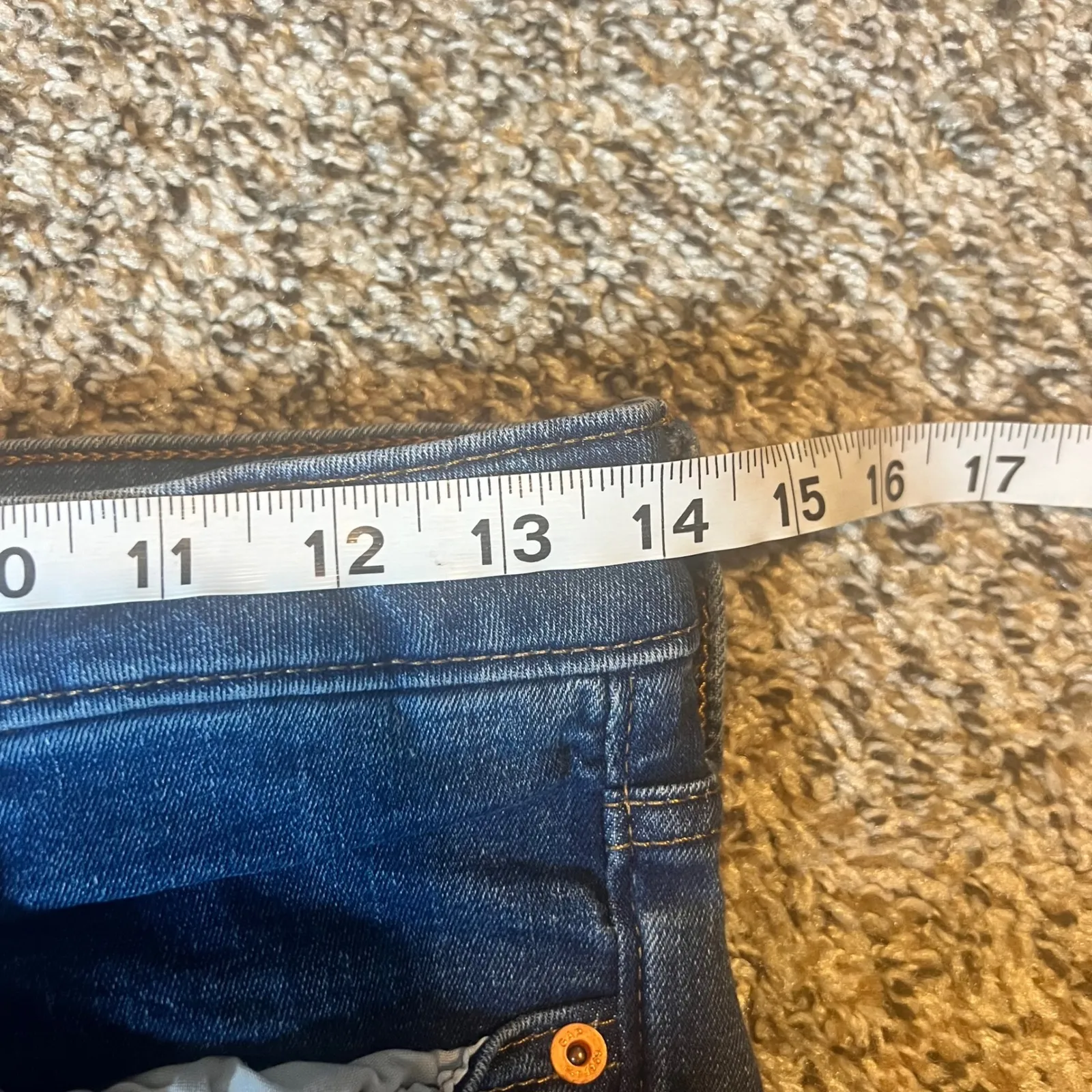 GAP High Rise Universal Legging Jeans Blue Wash Womens Size 6 28 Regular - Image 3