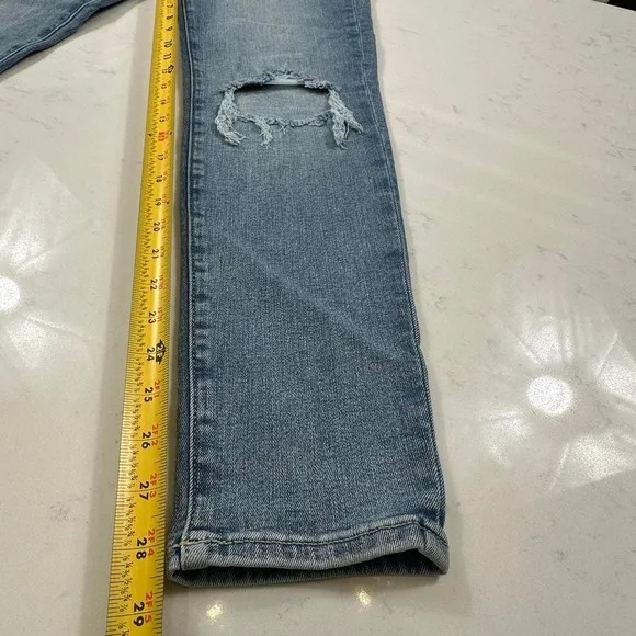 NWT Arizona Jeans Co Womens 9 29x28 Blue Skinny Leg High Rise Slim Fit Denim - Image 5