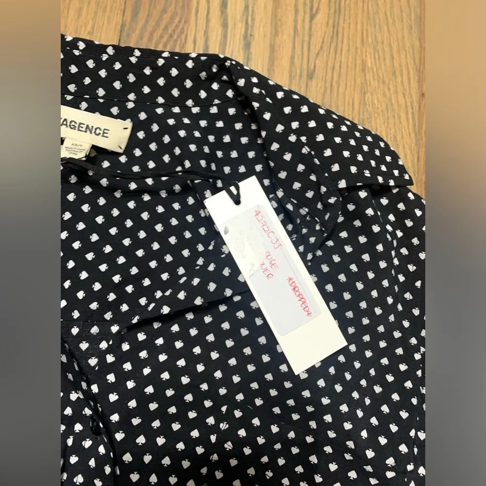 NWT L’AGENCE XS blouse button up spade - Image 4