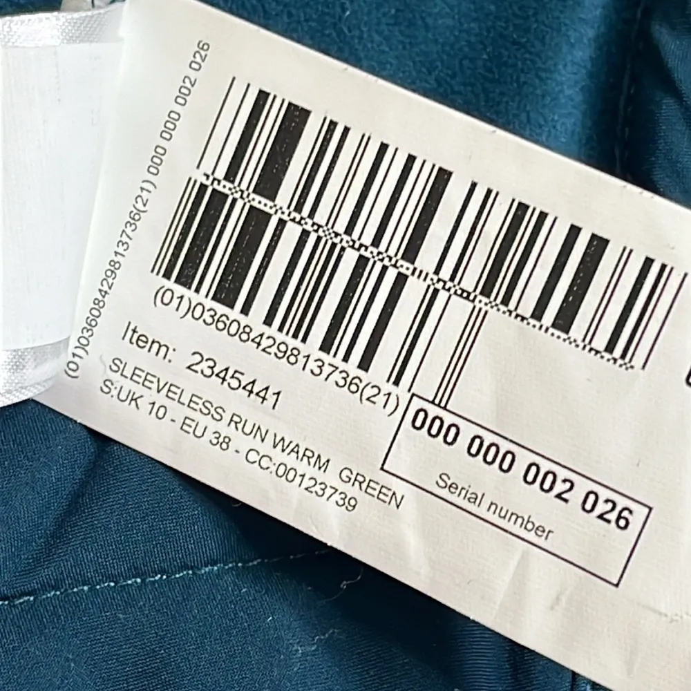 Decathlon Kalenji Women's Run Warm, Running Puffer Vest in green Size XS - Image 10