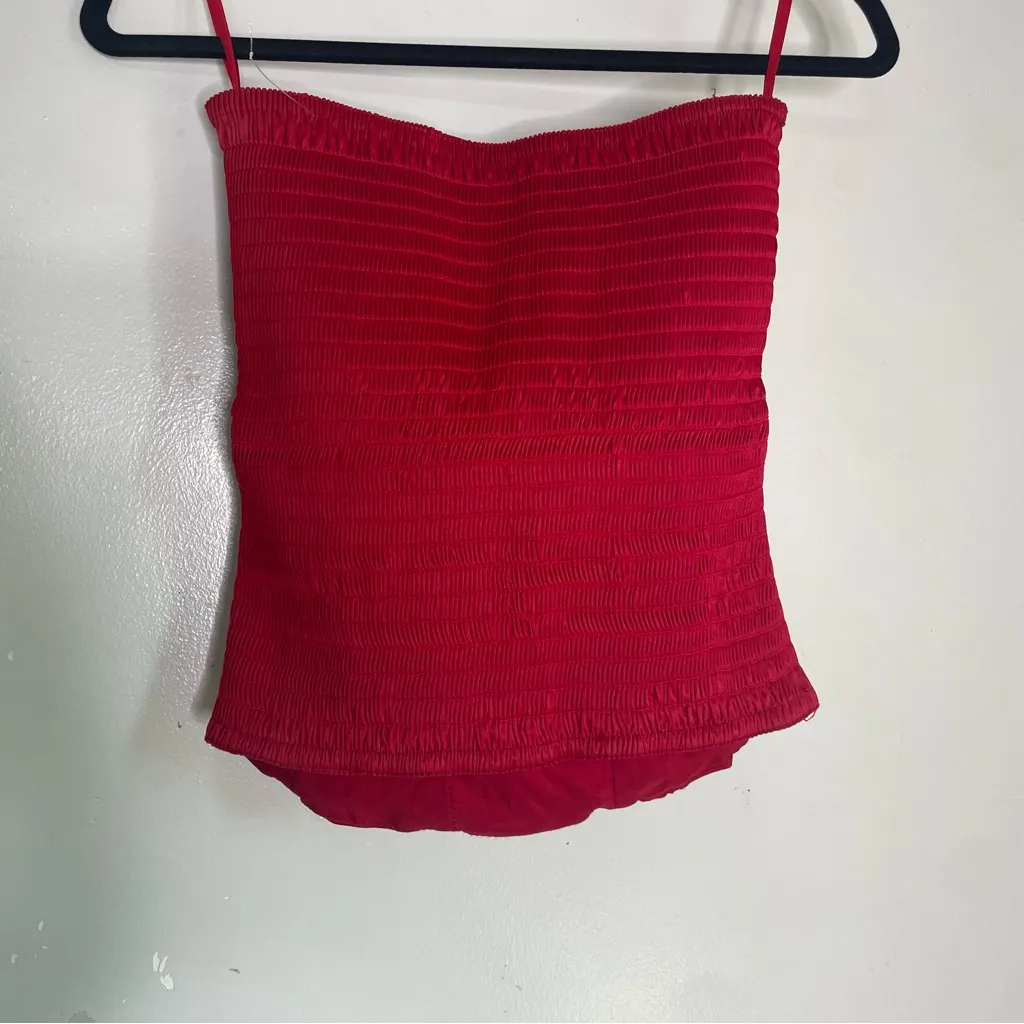 Vintage Charlotte Russe Corset Buster‎ Size Small Red Black Lace Up Y2K Goth - Image 2