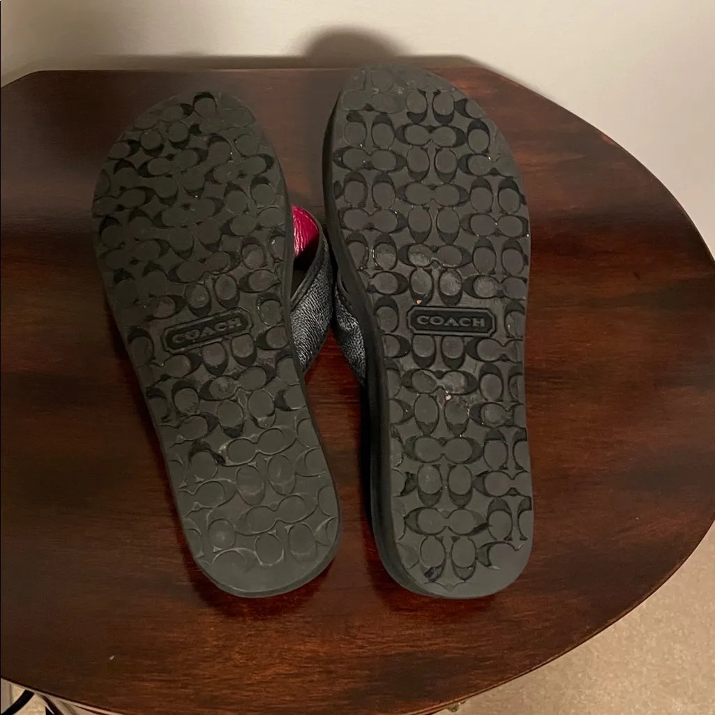 Coach Black Women's Flip Flops - Image 8