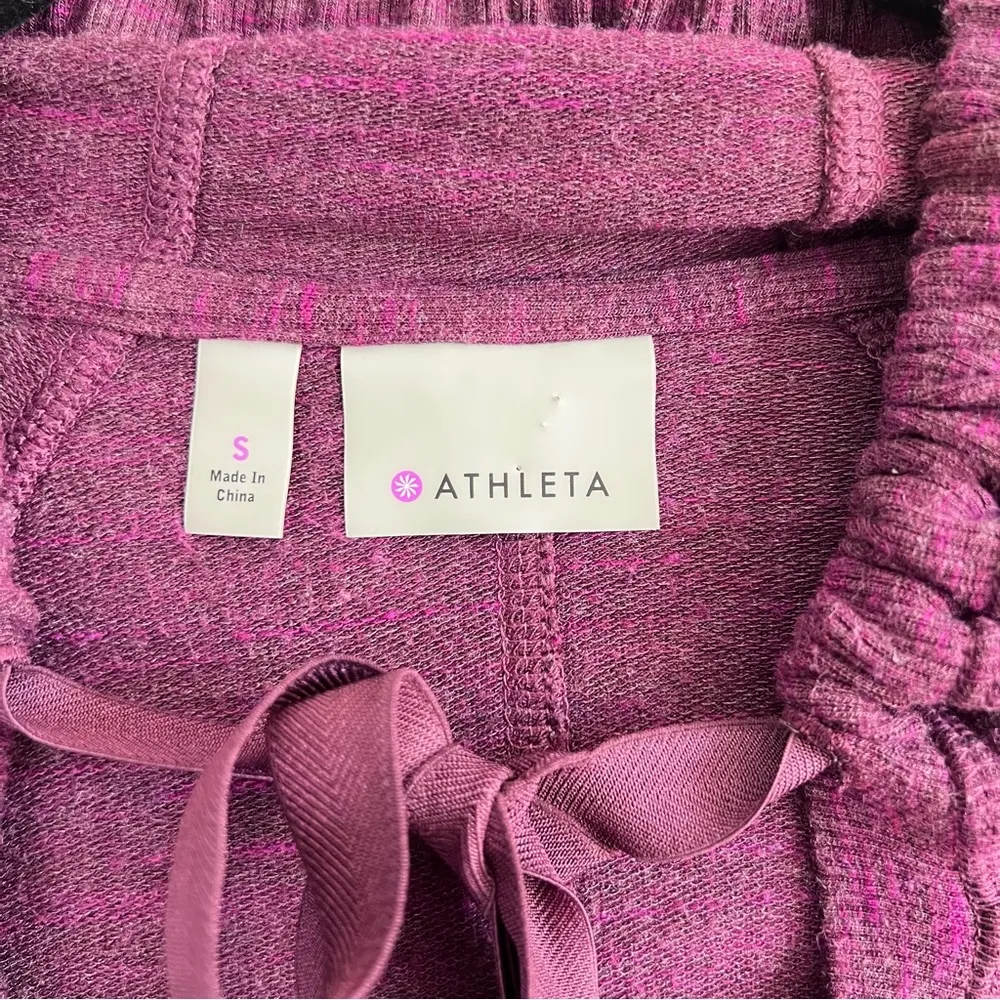 Athleta Inner Twist Hoodie Chianti Heather - Image 6