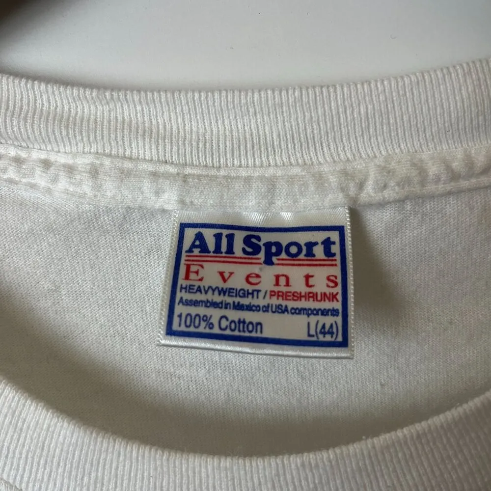 Vintage 90s USA Niagara Falls T Shirt White Large L Single Stitch Graphic Tee - Image 14