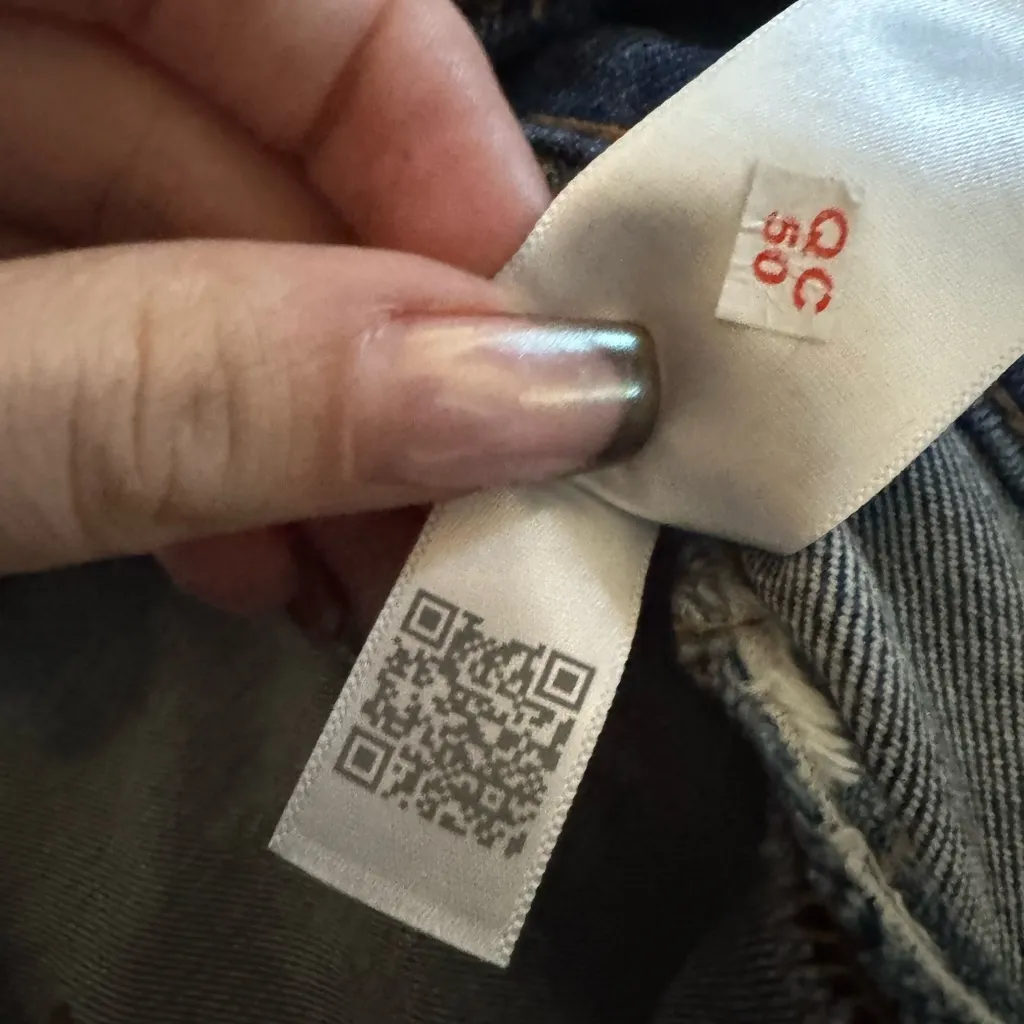 Madewell Mid Rise Kick Out Crop Jeans Size 28 Tall Elkton Wash Front Pockets - Image 11