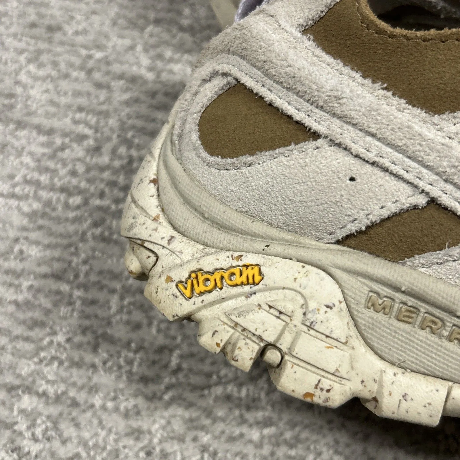 Merrell Moab Decon 2 1TRL Womens 10 Beige Brown Birch Camel Hiking Shoes Vibram - Image 5