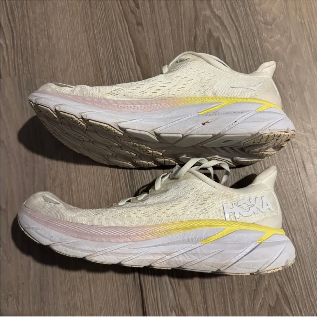 Hoka Women’s Size 8.5 Running Shoes Blanc Deblanc rare bright white - Image 9