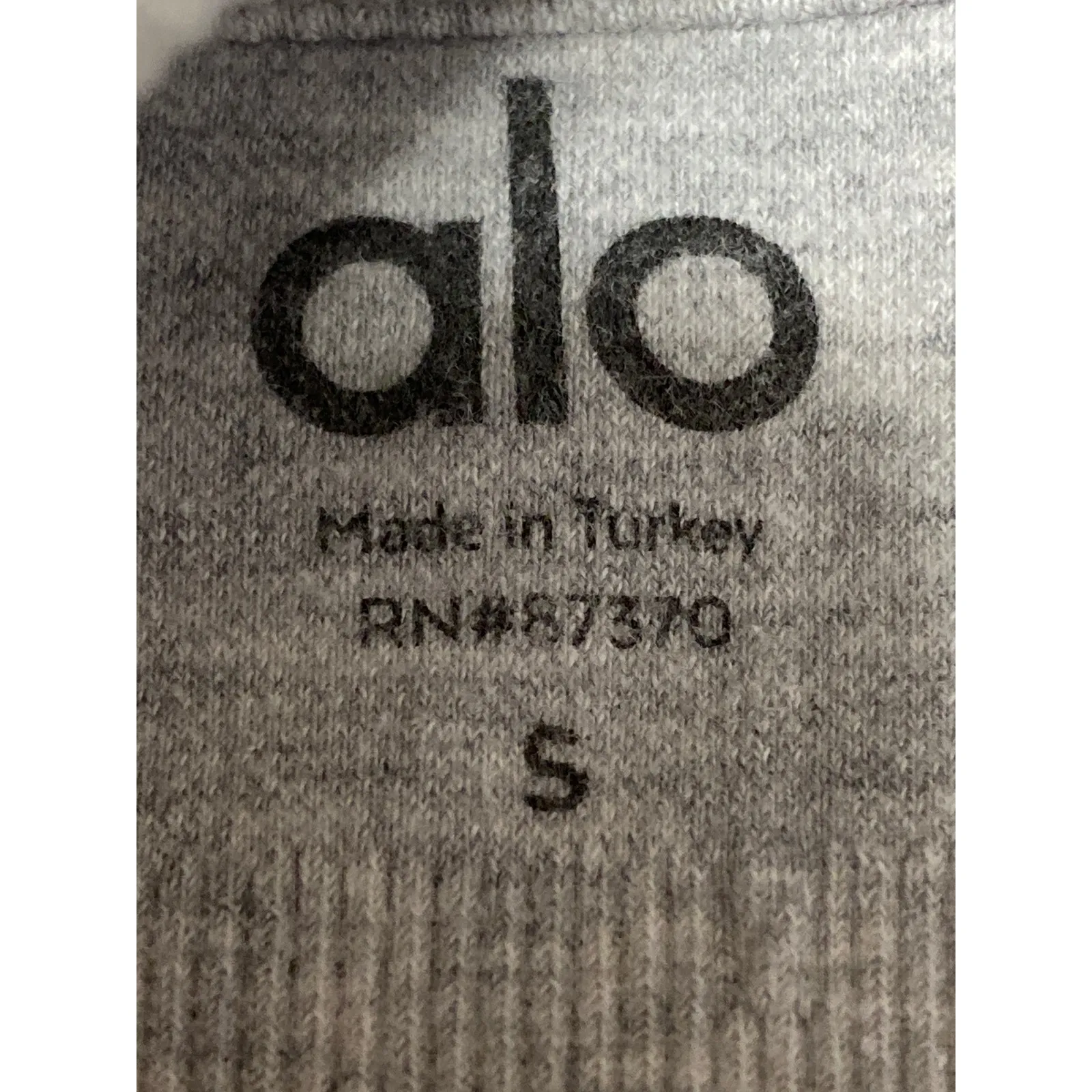 Alo Gray Sleeveless Cami Camisole Activewear Sports Bra Bralette Crop Tank Top S - Image 3