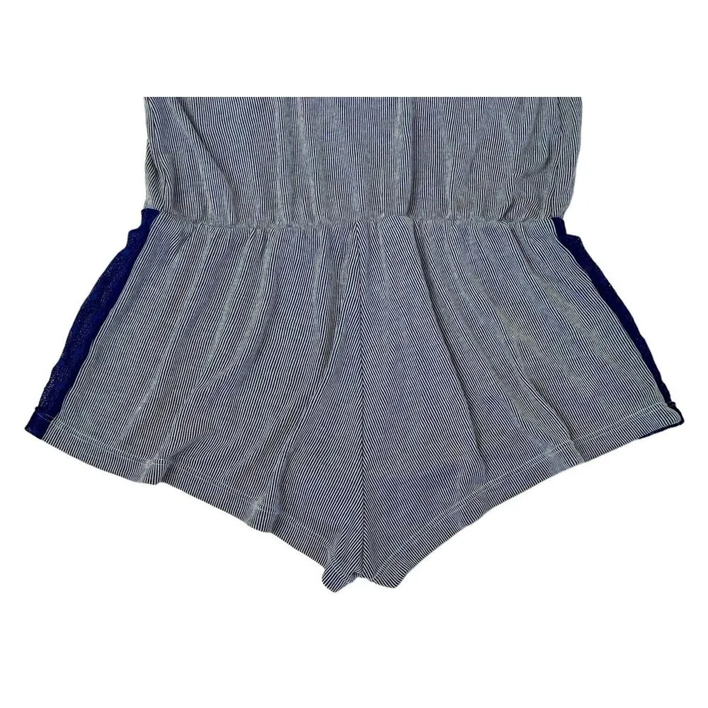 Anthropologie COSABELLA Sweet Dreams Blue Lace Dot Sleep Mini Romper Playsuit SP - Image 9