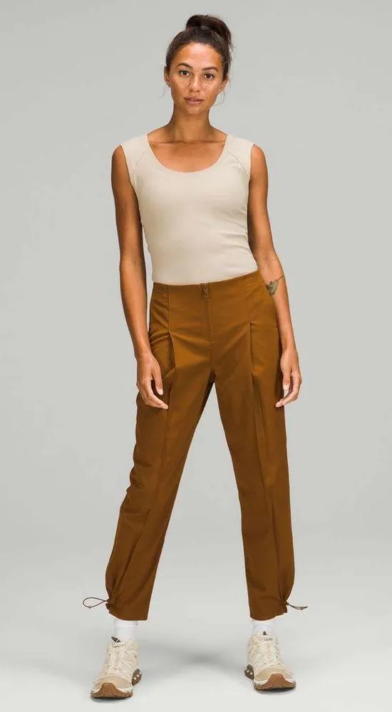 Lululemon LA Scoop Neck Ribbed Bodysuit in sand tan “trench” color - Image 2