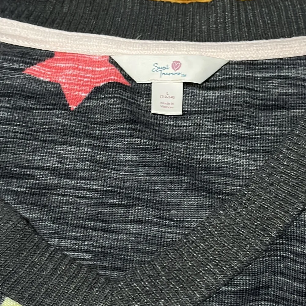 Secret Treasures Women’s Star Print Top, Lg (12/14) - Image 2