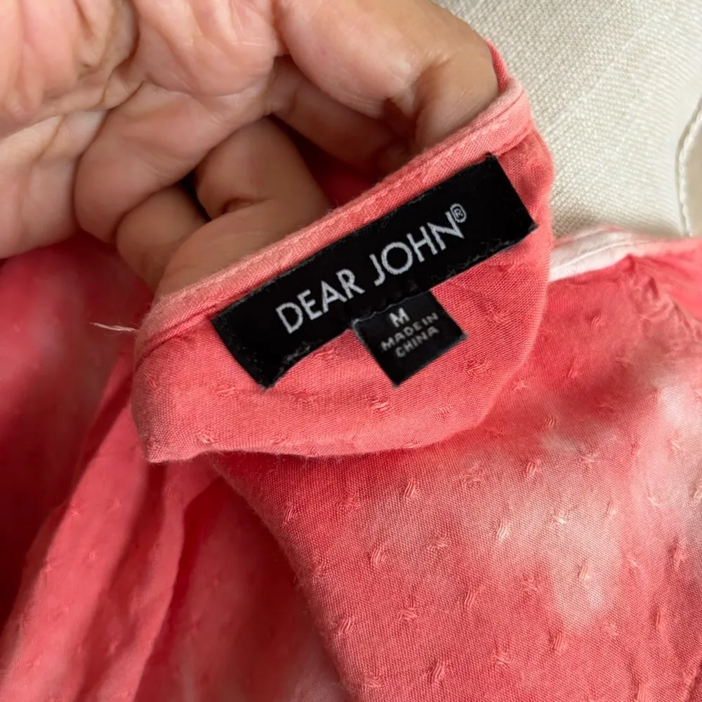 Dear John Ruffle cap sleeve blouse Size Medium Rayon - Image 5