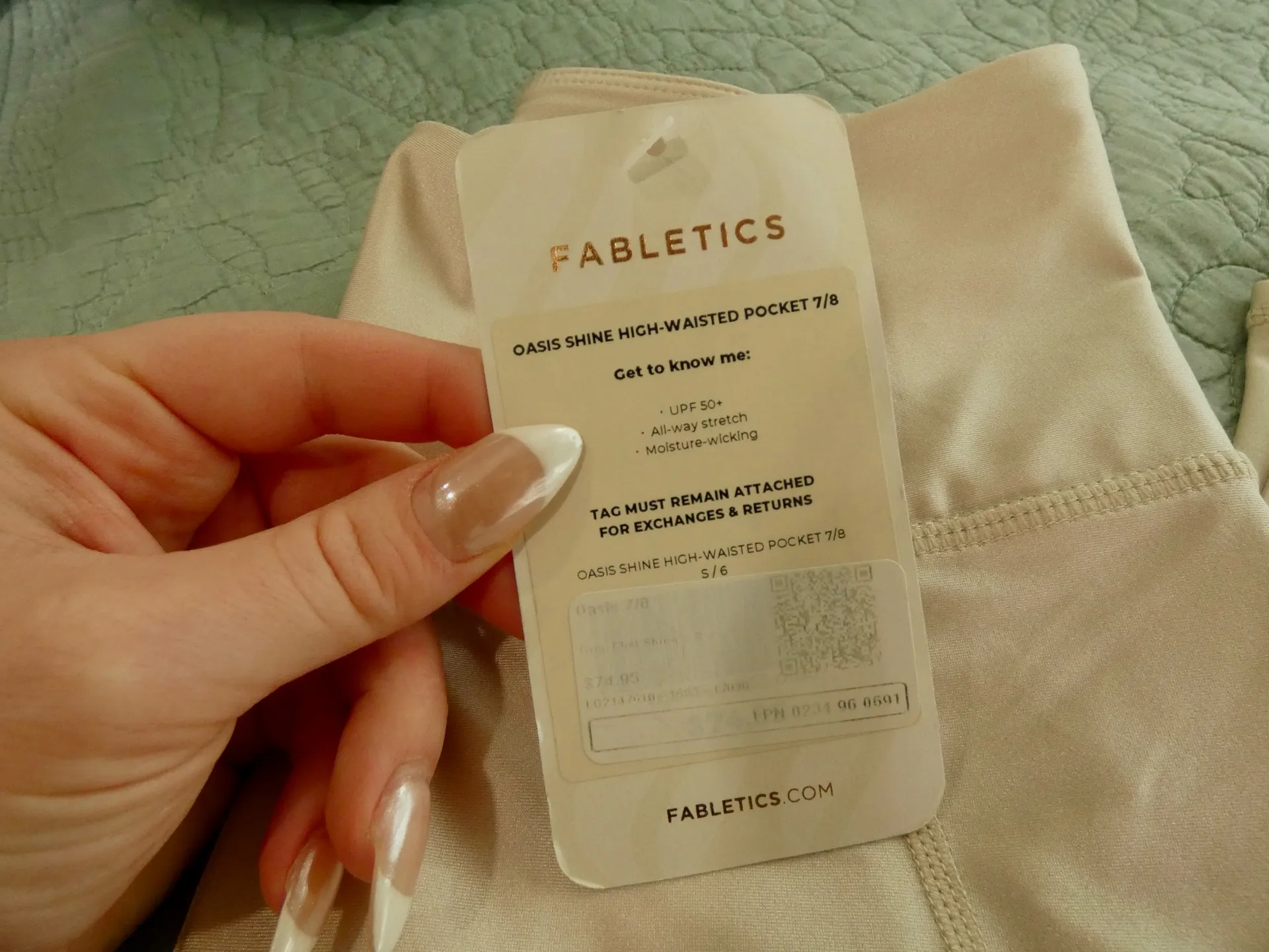 Fabletics Oasis 7/8 High-Waisted Leggings - Image 3