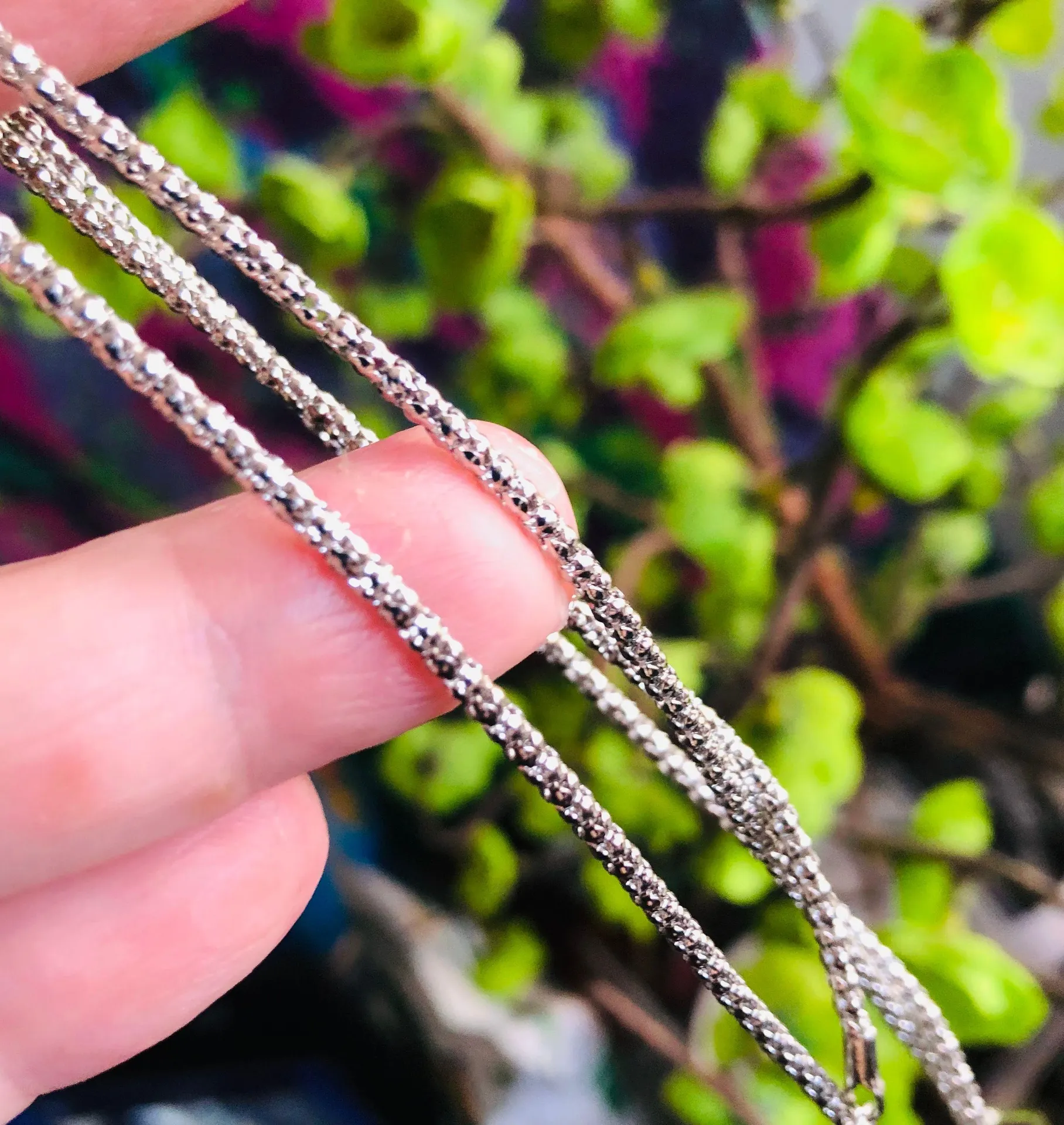 Faceted round royal blue glass stone rhinestone medallion amulet long necklace - Image 12