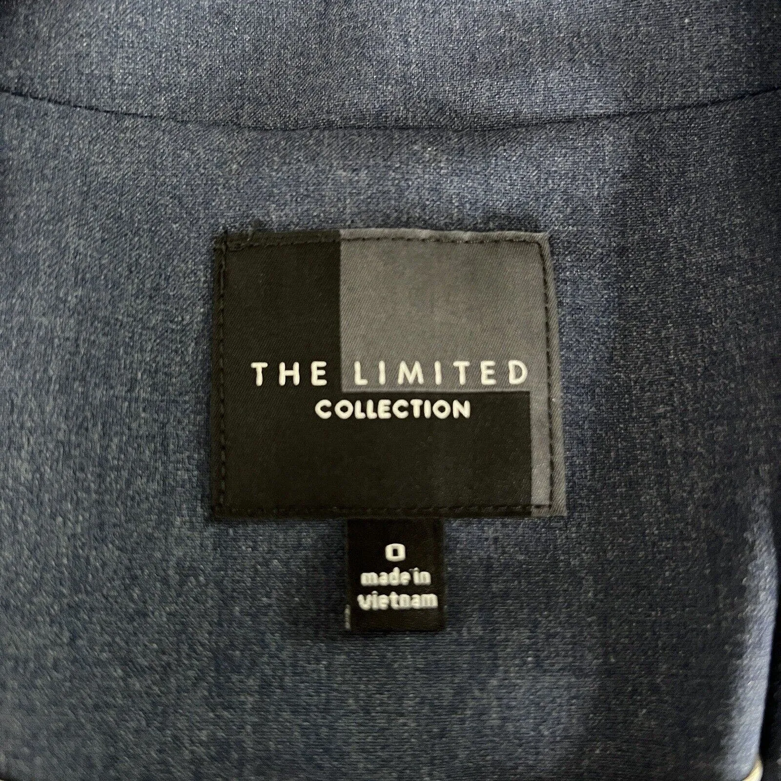 The Limited Blazer Women 0 Blue Versatile Business Office Casual Academia Preppy - Image 6