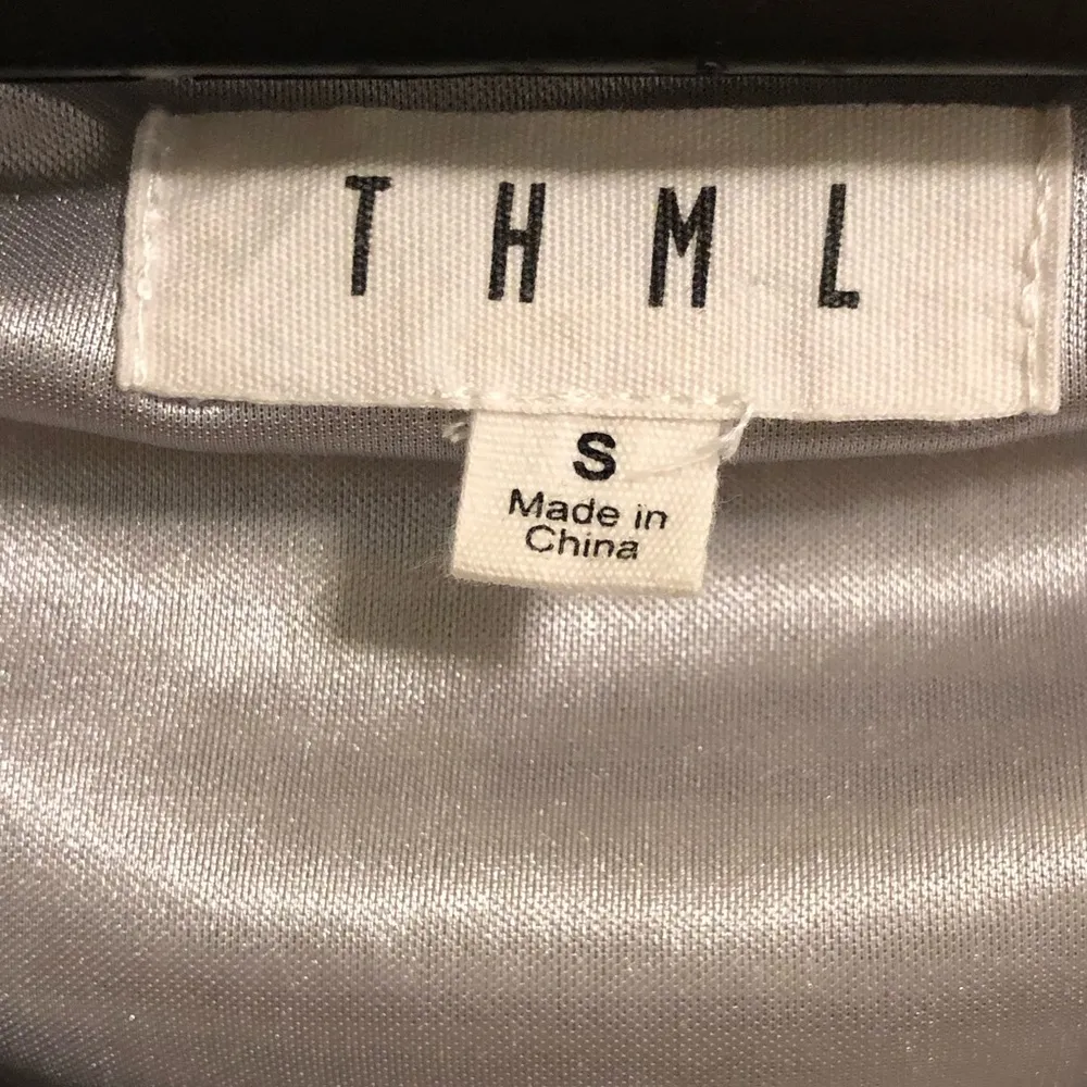 THML Embroidered Detailed Cap Sleeve Cotton Dress with Pom-pops S - Image 4