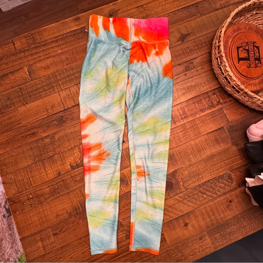 TEREZ Multicolor Tie-Dye Leggings - Image 2