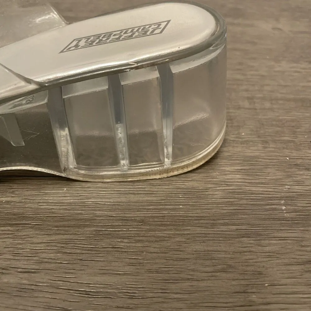 Jeffrey Campbell Clear Sandals Jelly Platform Size 10 - Image 2