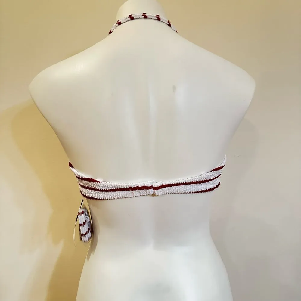 NEW J. Crew Scrunchie Ring Bandeau Bikini Top sz S - Image 6