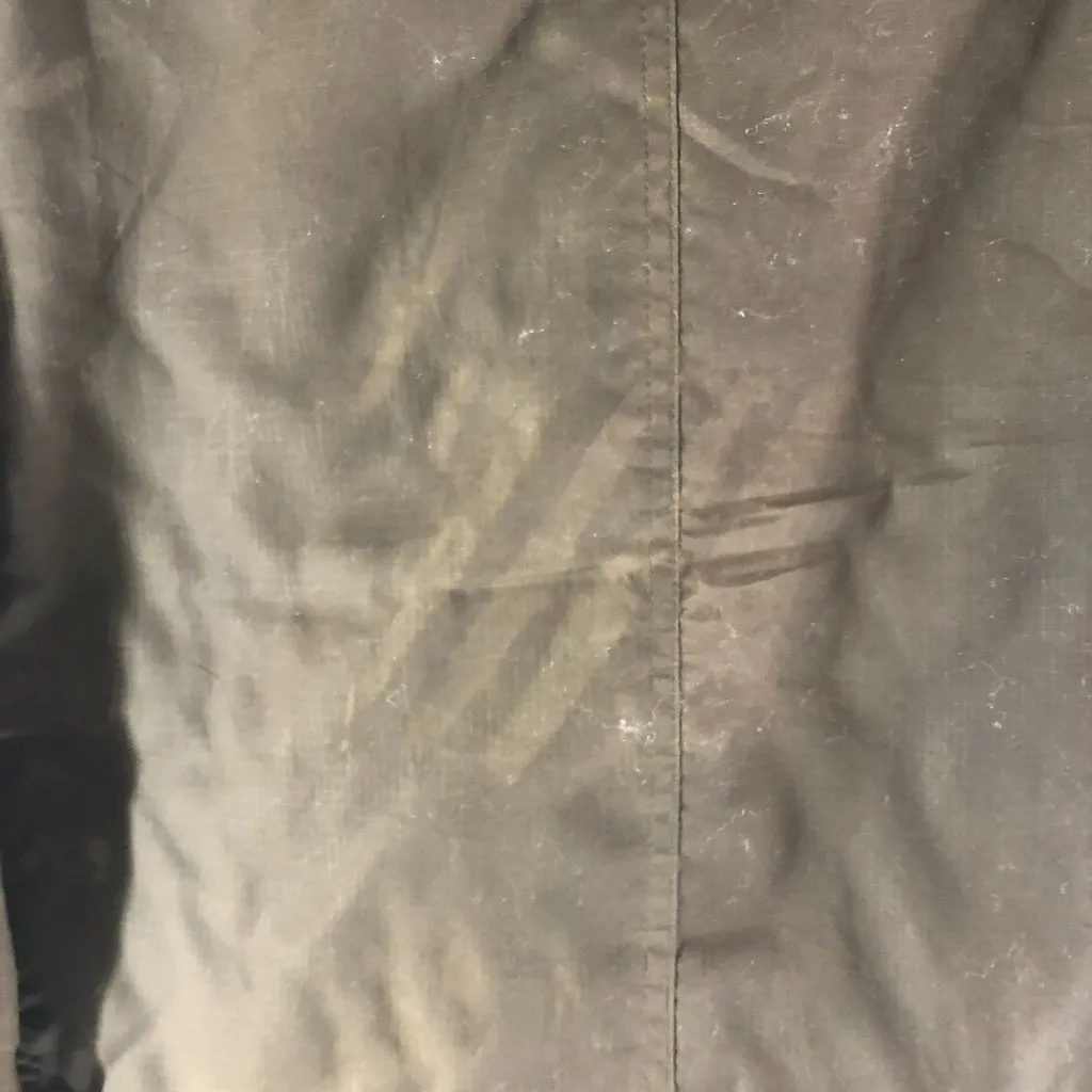 J Crew Women Short Barn Jacket English Ripstop Cotton British Millerain Brown M Size M - Image 3