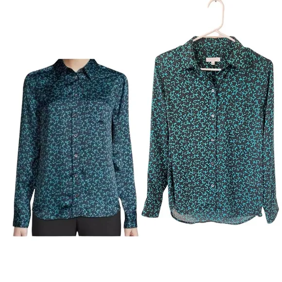 Equipment Brett Floral Print Button Down NEW - Image 2