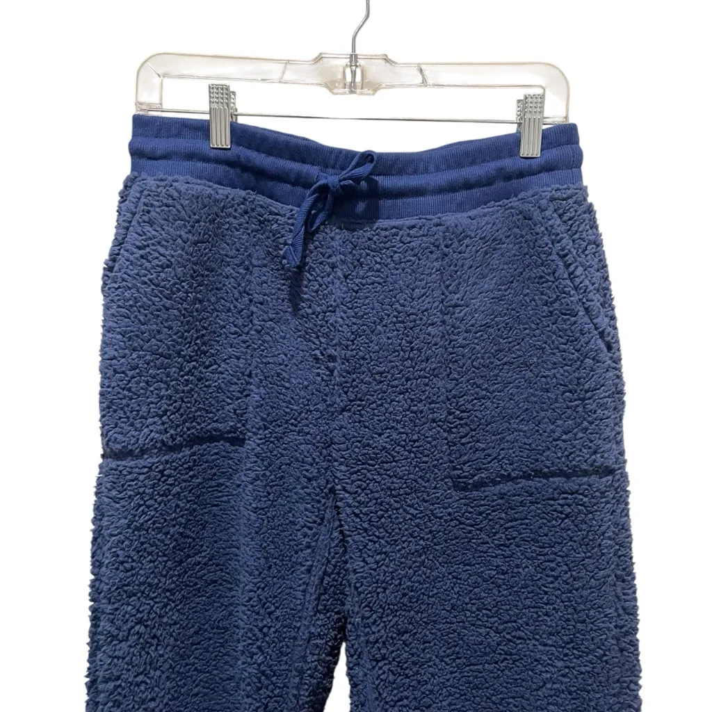 Style And Co Fleece Jogger Pants Navy Blue Womens Size XS Drawstring Cozy - Image 3