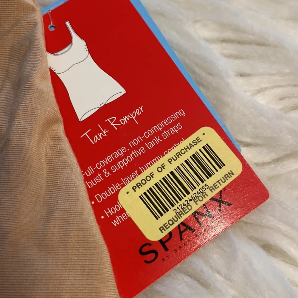 SPANX TOTAL ROMPER SIZE XL BRAND NEW COLOR NUDE SEE ALL PHOTOS - Image 4