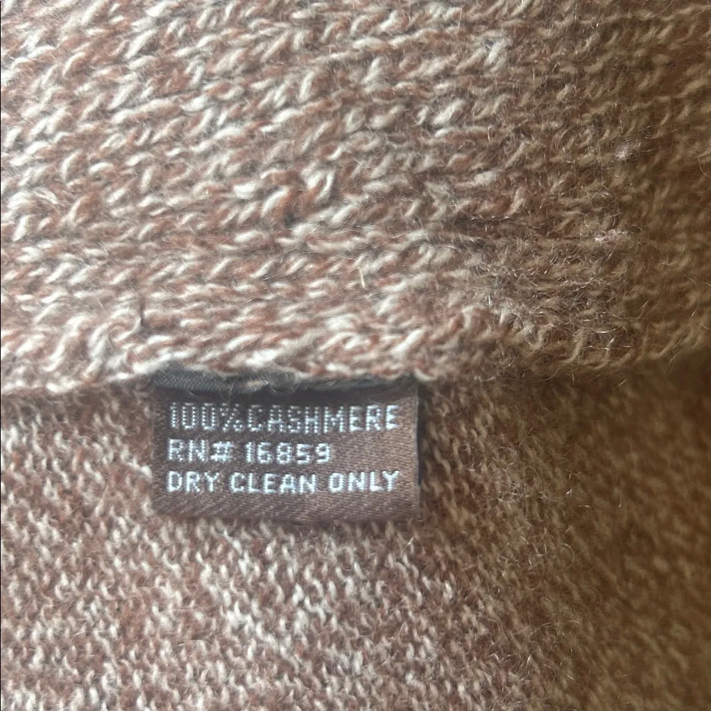 J. McLaughlin Cashmere Tan Beige Sweater Size Small - Image 13