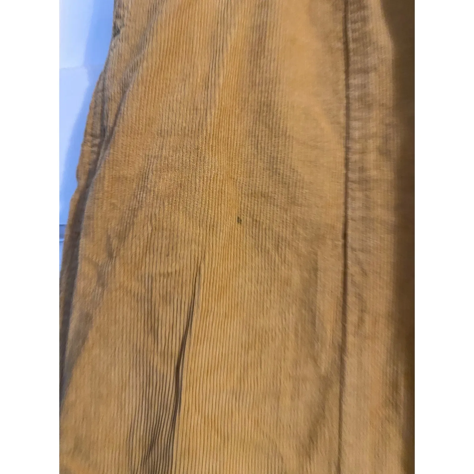 The North Face Corduroy Wide Leg Belted Yellow Pants Large Gorpcore Granola Folk - Image 8