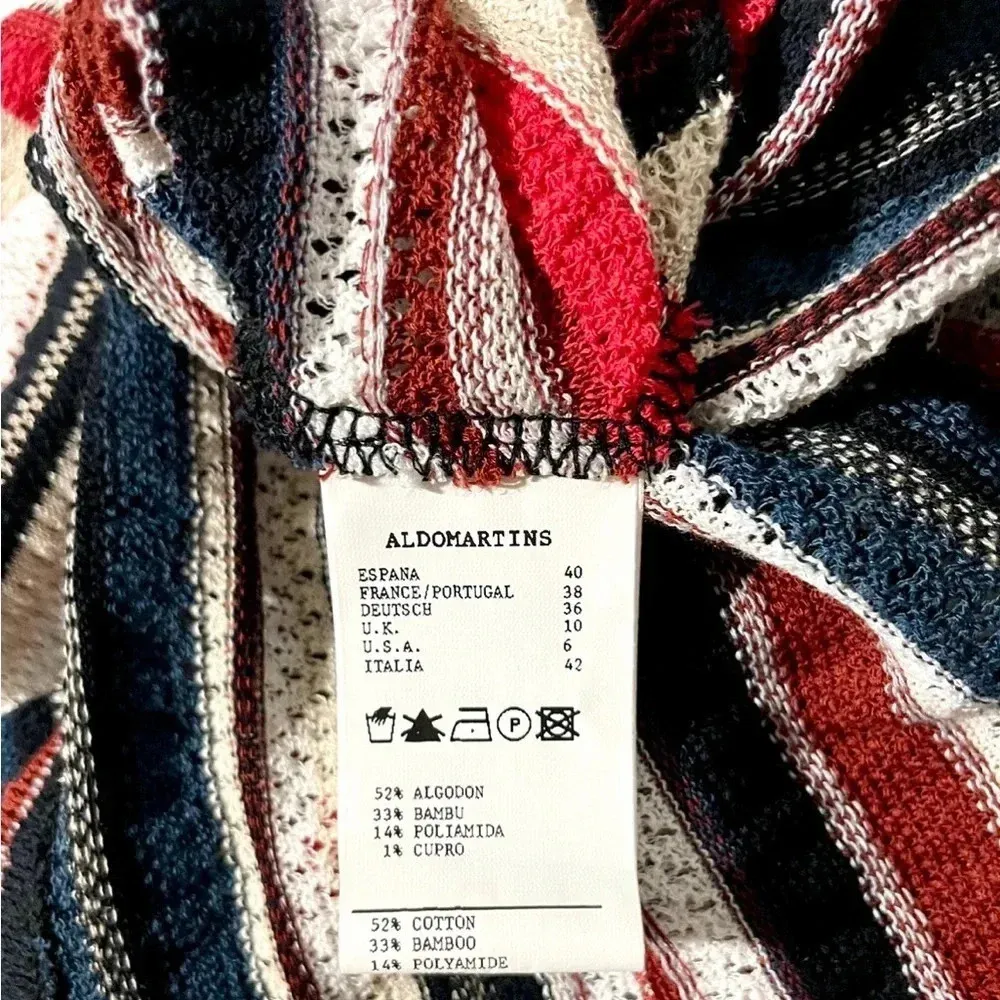 NWT Aldo Martins Sleeveless Knit Maxi Dress Blue Size 6 - Image 3