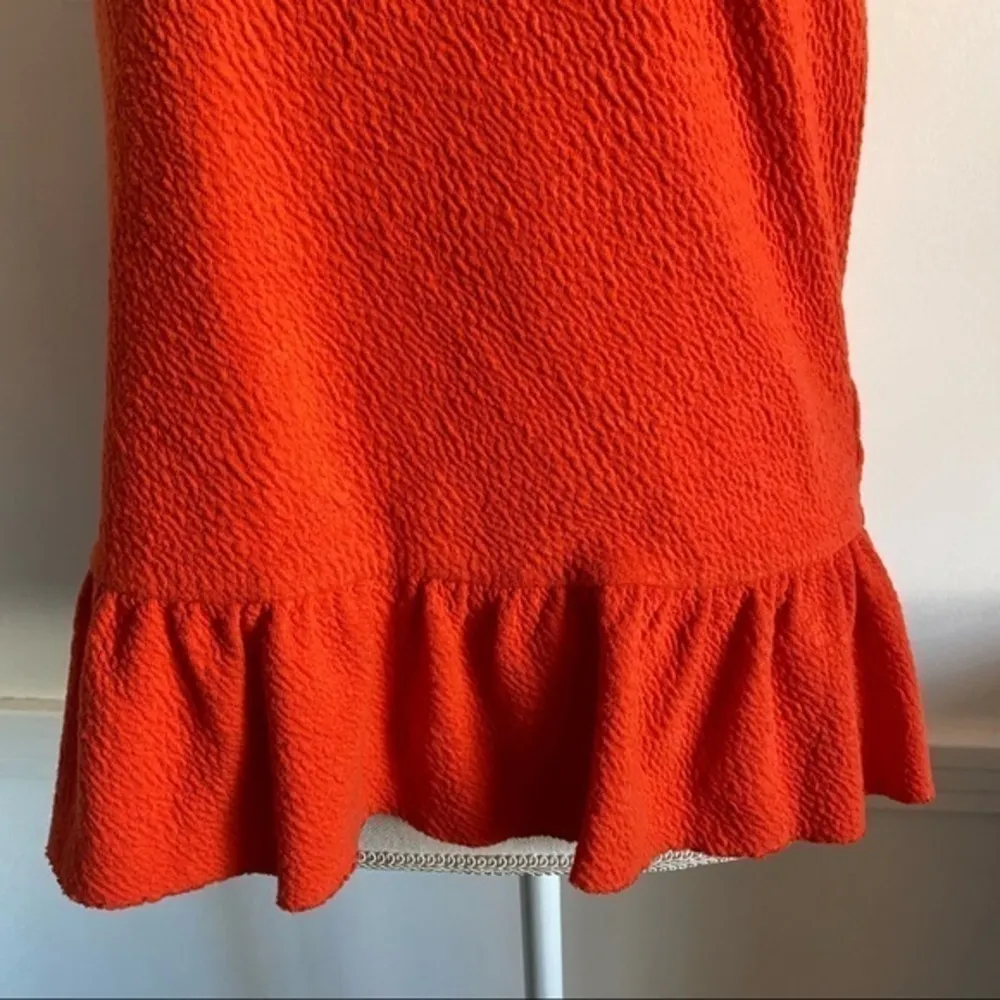 Anthropologie Postmark • Red Peplum Cascada Ruffle Back Top - Image 26