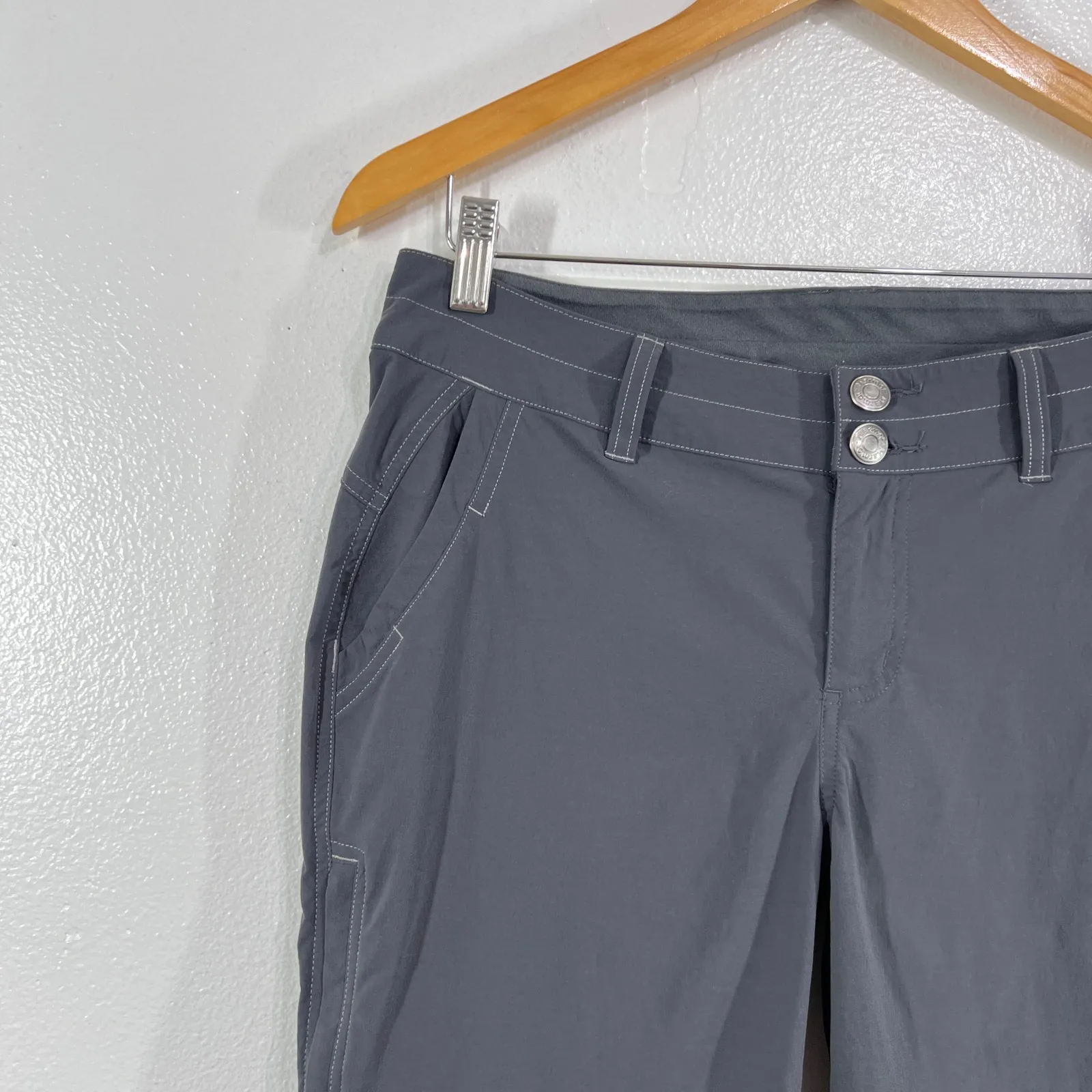 Marmot Kodachrome Women's Convertible Hiking Pants Zip Off Dark Steel Size 6 - Image 9