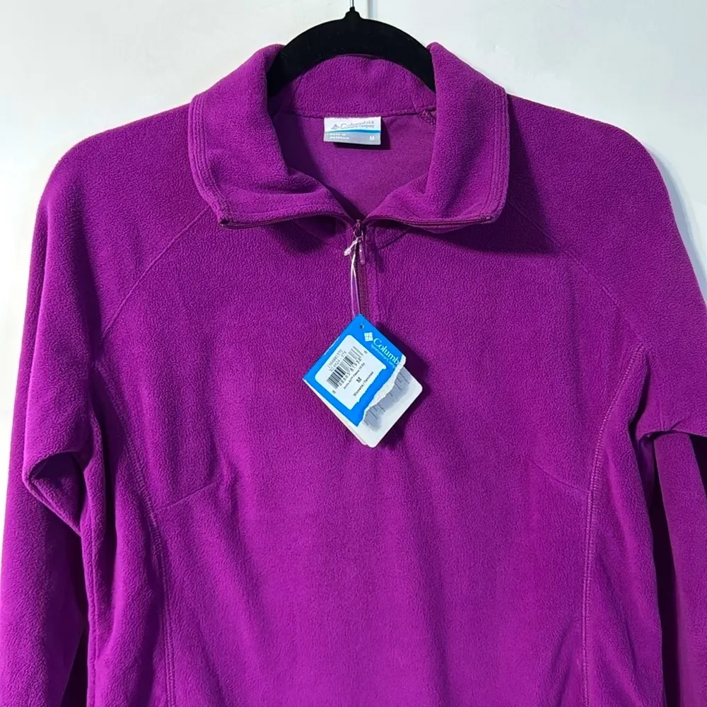 Artic Air Fleece 1/4 Zip Fleece Top Magenta Size M NWT - Image 7