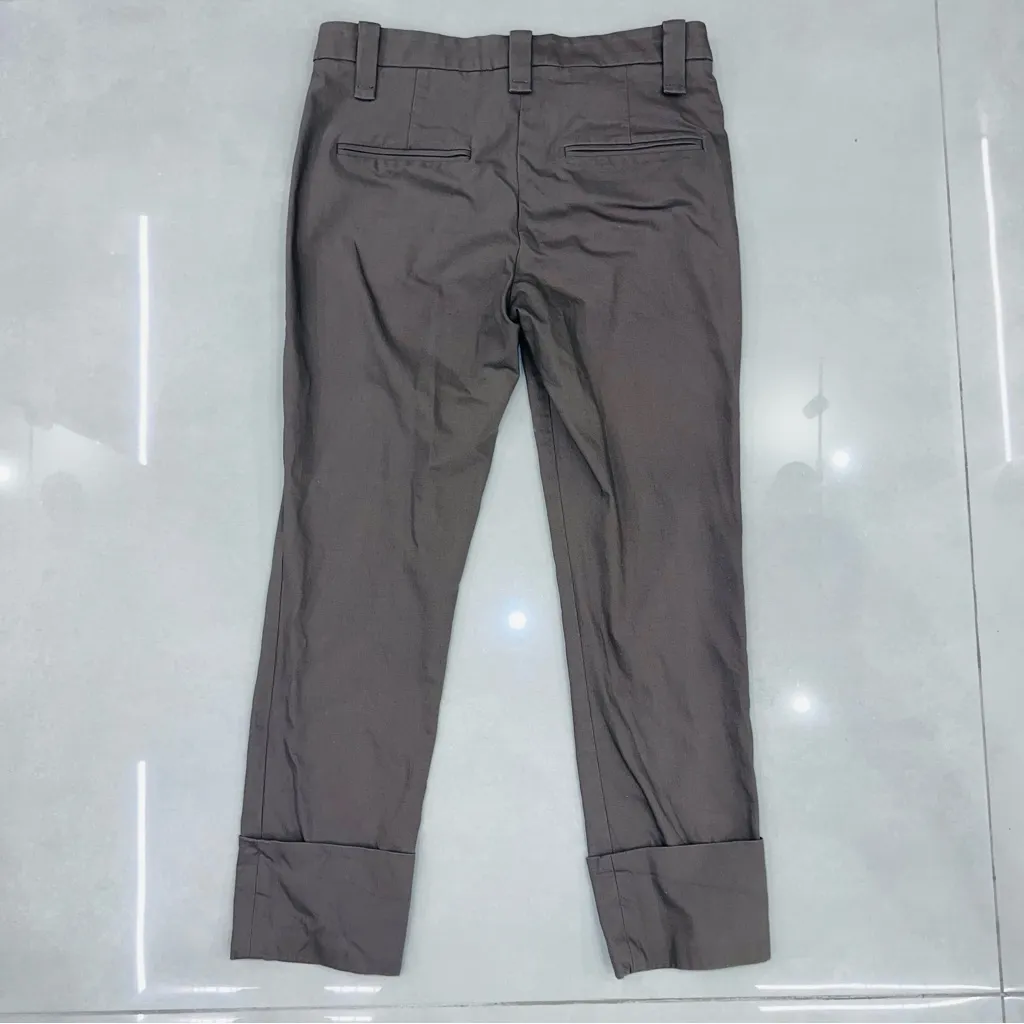 Brunello Cucinelli Cuffed Taupe Trousers - Image 10