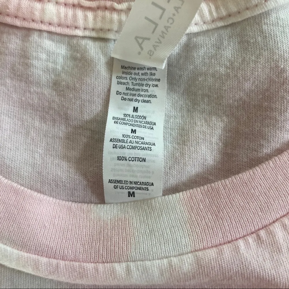 Absolut Juice Tie Dye Vodka Promo Tee Shirt Pink Medium - Image 6