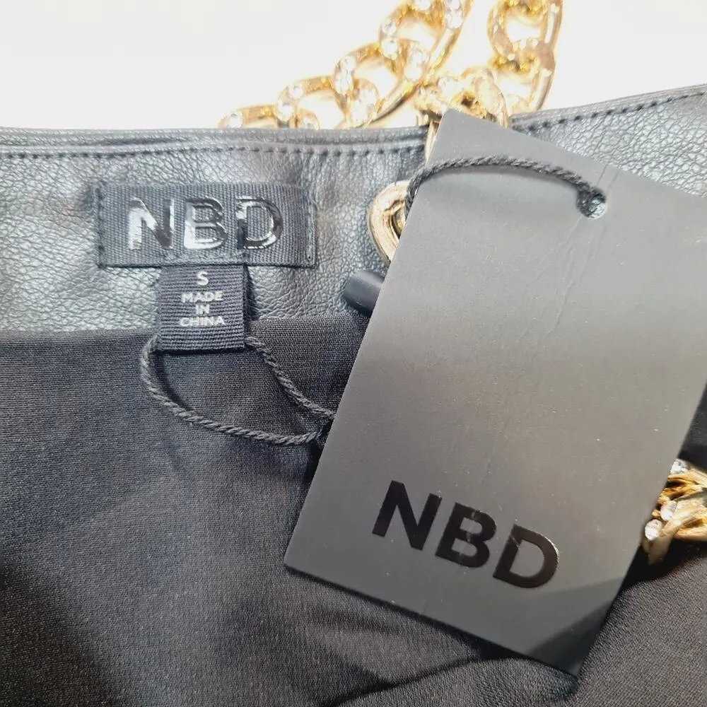 NBD Darby Mini Dress in Black Small - Image 7