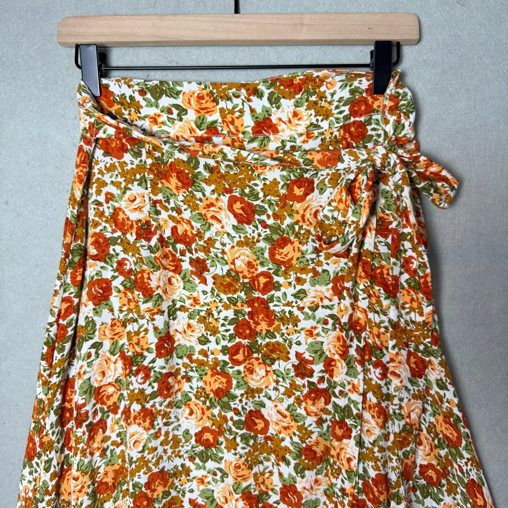Faithful the Brand Women’s Asiya Skirt in Apricot Le Rose Floral US 8/L Revolve - Image 3