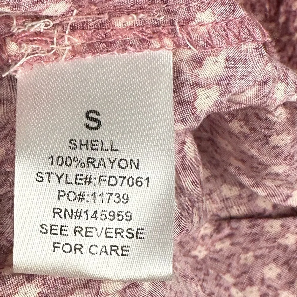 Dress Forum Juniper Swing Floral Ruffle Tiered Peasant Mini Dress Women’s Sz S - Image 6