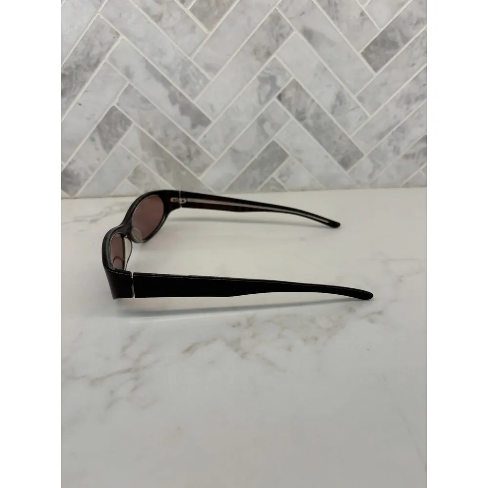 Burberry Sunglasses B8399 S 54-16 130 CE6 Rectangle Wrap Oval Black Purple Lens - Image 2